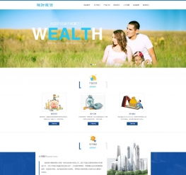股權投資財富管理網(wǎng)站模板 移動端與咨詢功能